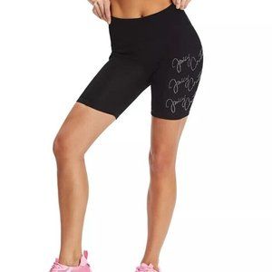 JUICY COUTURE Ribbed Biker Shorts